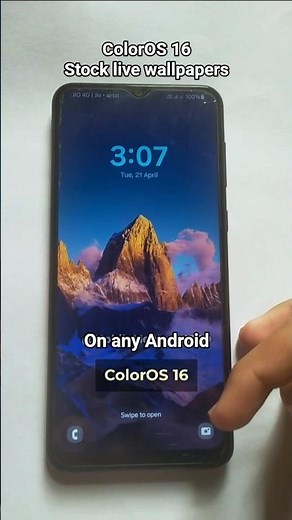 Get ColorOS live wallpapers on any Android #tech