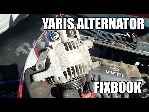 Alternator 05-11 Toyota Yaris Replacement "how to"