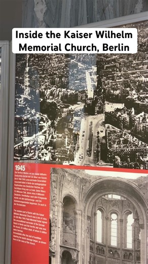 Walking inside the ruins of Berlin’s most famous church.