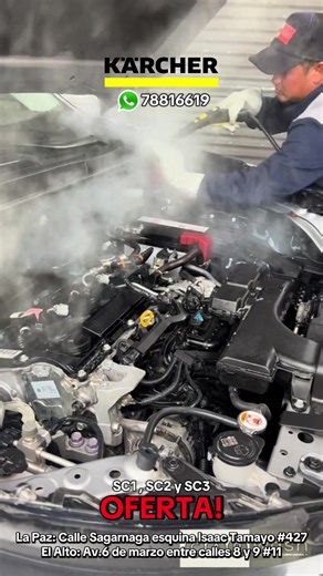 Limpiadoras a Vapor Alemanas Karcher en Bolivia