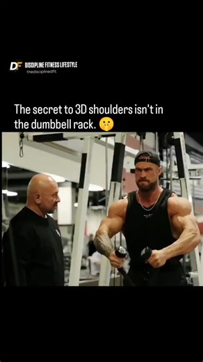 Discipline | Fitness | Lifestyle on Instagram: "The Front Delt Secret You’re Missing 🏋️‍♂️ Are you still relying solely on dumbbells for your front raises? You might be leaving gains on the table. As Hany Rambod explains, the constant tension from cables provides more "Time Under Tension" compared to the fluctuating resistance of a dumbbell. This keeps the muscle fibers engaged through the entire range of motion, leading to better hypertrophy. What’s your go-to shoulder finisher? Cables or Dumb