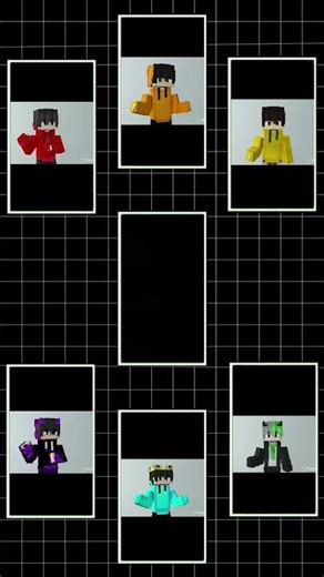 Dola Dola JJ Minecraft animation skin rainbow prisma 3D Frered mc #minecraft #edit