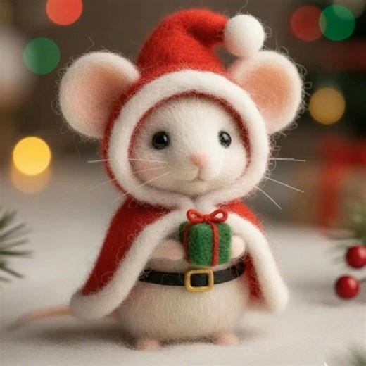 Friends, For over forty years, I have dedicated myself to creating these unique felted mice. They are more than just objects; they are a part of my soul, born from my lifelong passion and unwavering faith. Each felted mouse draws inspiration from holidays and the expressions of mice, deeply rooted in my Christian faith, symbolizing hope, love, and protection. From the carefully selected materials to every detail of the hand-felt work, my pursuit of quality remains constant. I believe a felted mo