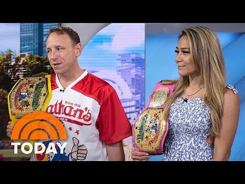 Joey Chestnut, Miki Sudo on Nathan’s hot dog eating contest wins