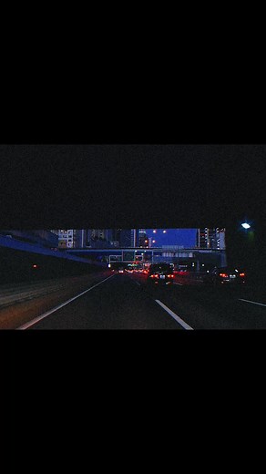 Scenic Sunset Drive Through City Twilight