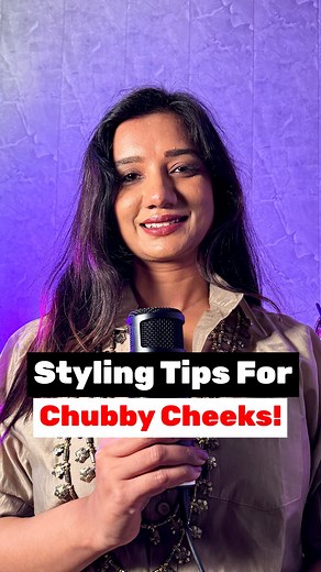 If your face is too round or chubby like Parineeti Chopra , Save this reel. 7 simple hacks to use : 1. Haircuts - choose Side parted hairstyles and layers. Avoid straight blunt cuts or mid parting - this will make your face more rounder. 2. Necklines - V neck tops , sweetheart neck , square or scoop lines are best. Avoid high neck tops or turtle necks or closed necklines. 3. Blush - Always put blush on the upper side of cheekbones. It will natura define face . 4. Contouring - Light contouring wi