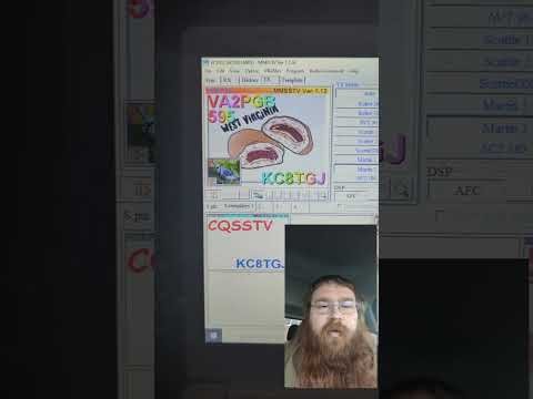 SSTV QSO 20M start to finish