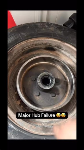 One wheel on the highway is not a fun way to travel. This van was towed in after a hub failure😥 scary stuff #caravan #repair #service #workshop | Affordable Caravans - Service & Repairs
