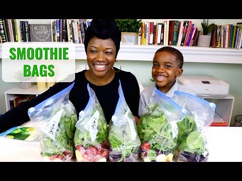 How to make Smoothie Prep Freezer Bags | Green Smoothie Cleanse