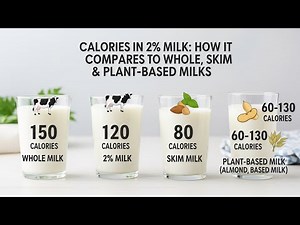 Calories in 2% Milk: How It Compares to Whole, Skim & Plant-Based Milks