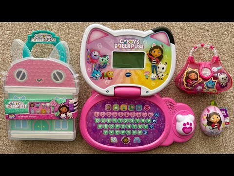 💖🥰 Satisfying Gabby Dollhouse Laptop ASMR | Funny Gabby Figures and Toy Unboxing