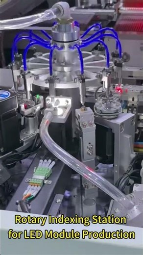 Rotary Indexing Station for LED Module Production