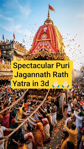 पुरी रथ यात्रा का यह चमत्कार देख दंग रह जाएंगे आप! 🚩#Jagannath #Puri #Hinduism #viral