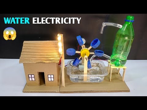 How to Make Hydroelectric Generator at Home 😱 | Free Energy Water Wheel Science Project
