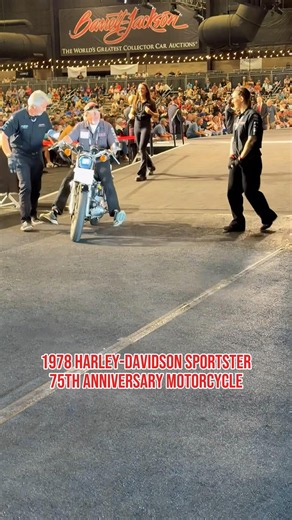 1978 Harley-Davidson Sportster 75th Anniversary Motorcycle. #classiccarauction #classicmotorcycles