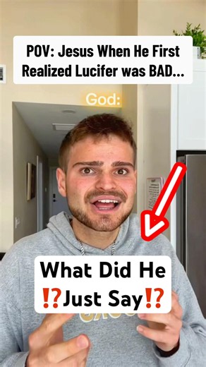 POV: Jesus FIRST Realizing Lucifer was BAD‼️🤣✝️🔥
