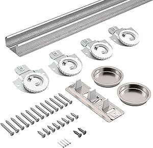 Richelieu Hardware - 14672BC - Bypass Door Hardware Kits