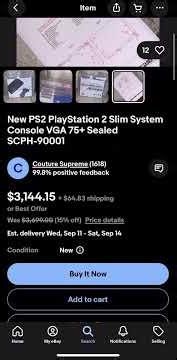 Most Overpriced Playstation 2 Slim on eBay
