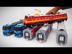 Unboxing & Review - WAP-4 | HO Scale Model Loco by @Navneetyadavarts | Indian Rail LHB Coach