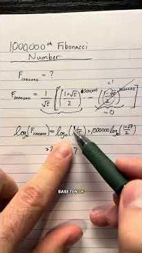Is calculating the 1 Millionth Fibonacci number by hand impossible?