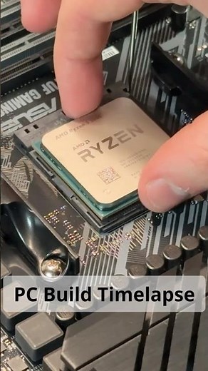 PC Build Timelapse 🔥 From Parts to Power in 30 Seconds