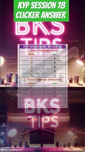 KYP SESSION 78 clicker answer | Session 78 clicker answer | Session 78 #ytshorts