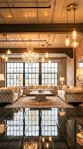 From Ruined Concrete to Luxury Glass Finish #interiordesign #viral
