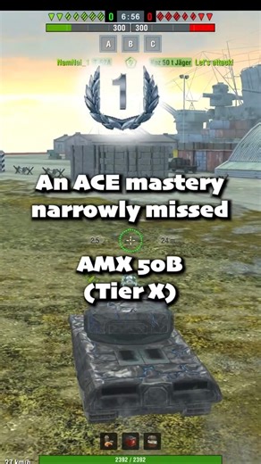 168GUNNERS | SHORT AMX 50B | Yamato harbor | #wotb #wotblitz #wotblitzreplays #wotbshorts