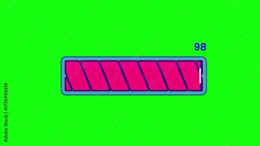Green screen Loading bar downloading bar loading screen, Loading Circle, video. Download progress, Digital loading symbol motion graphics with green screen background, Animation of a progress bar.