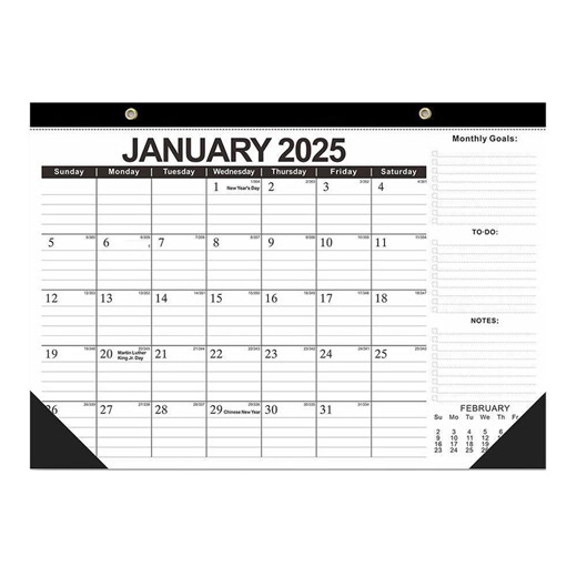 2025 Desktop Simple Calendar From January 2025 to June 2026 M3A3 - Walmart.ca
