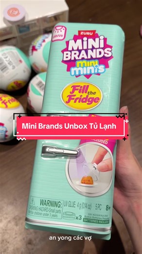 Unbox Tủ Lạnh Mini Brands Fill the Fridge Thú Vị