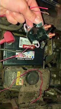 Simple way to test a starter solenoid #carengineparts #diy