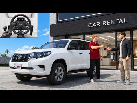 GTA 5 - Let's Go to Work at a Car Rental Company | Steering Wheel Gameplay