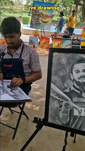 Live drawing portrait