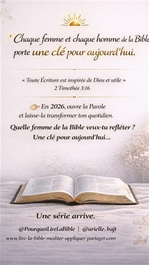 ✨ Quelle femme de la Bible veux-tu refléter en 2026 ?