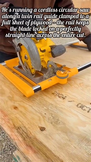 Cordless circular saw turning into Guide Rail #shorts