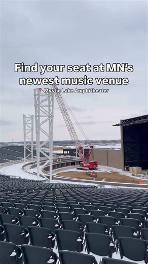 Mystic Lake Amphitheater | We can’t wait for these seats to be filled with you instead of snow! ❄️ Want to be the first to find out about new shows, presales, and... | Instagram