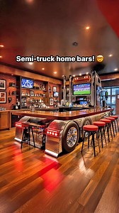 These semi-truck home bars look absolutely epic! 👏😱 | Inspiring Designs