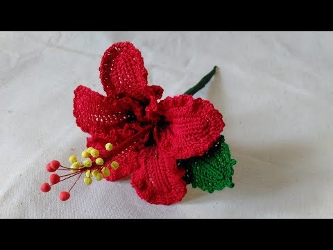LIVE Crochet Session 🧶 Making Beautiful Hibiscus Flower