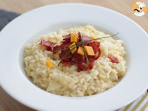 Risotto with chorizo and cheese recipe video
