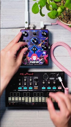 Warm Airy Ambient from a Small Setup｜ Volca FM + Cosmodio Instruments Splinter Twin #shorts