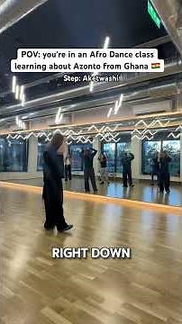 Learn an Azonto step with us! 🧡 #afrodance #azonto