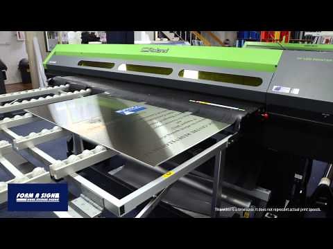 White UV Print on Stainless Steel