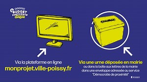 [ BUDGET PARTICIPATIF CITOYEN : MODE D'EMPLOI ] Lancé depuis le 15 juin, le premier 𝗯𝘂𝗱𝗴𝗲𝘁 𝗽𝗮𝗿𝘁𝗶𝗰𝗶𝗽𝗮𝘁𝗶𝗳 𝗱𝗲 𝗣𝗼𝗶𝘀𝘀𝘆 recense déjà plus de 30 contributions. Par qui ? Pour qui ? Comment ça marche ? Découvrez les informations pratiques pour soumettre vos idées ! 💡 Plus d'infos ➡ https://monprojet.ville-poissy.fr/ | Ville de Poissy