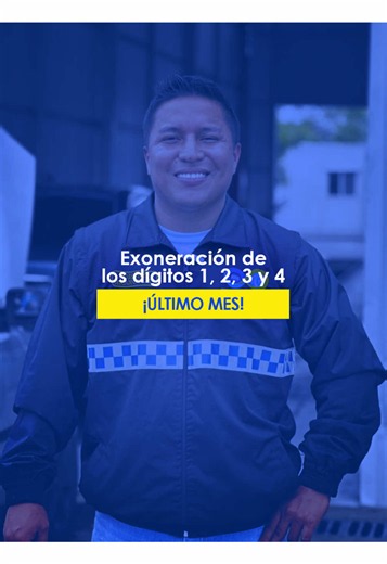 Exoneración vehicular placas 1-4: último mes para tramitar