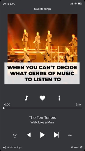 9.8K views · 264 reactions | We are masters (if we do say so ourselves) at jumping between music genres and styles. So if you are craving variety, you know where to find it! | The Ten Tenors | Facebook