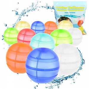 [Hot Item] Support Custom Upgrade New Water Balloons Reusable Soft Self Sealing Pool Silicone Refill Playing Water Bombs
