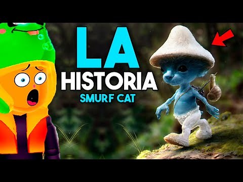 ¡LA HISTORIA y EL ORIGEN del GATO PITUFO! (SMURF CAT) ¿QUIEN ES? *TODOS LOS SECRETOS* 🐸 SIMBA