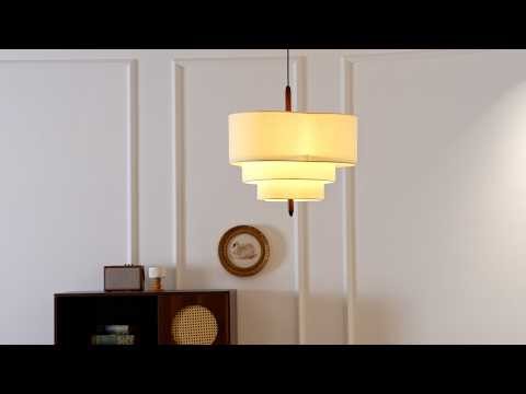 Wave Ladder Pendant Lamp – Flowing design with natural, calming elegance