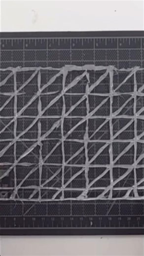 Make your own glue gun stencils to create any patterned collage paper you can imagine! #mixedmedia